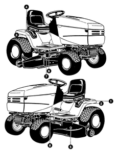 Part Location Diagram of 711076 Murray DECAL, 